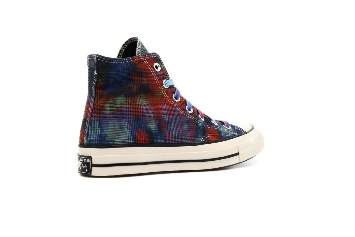 Converse x CONVERSE CHUCK 70 HI TIE DYE PLAID